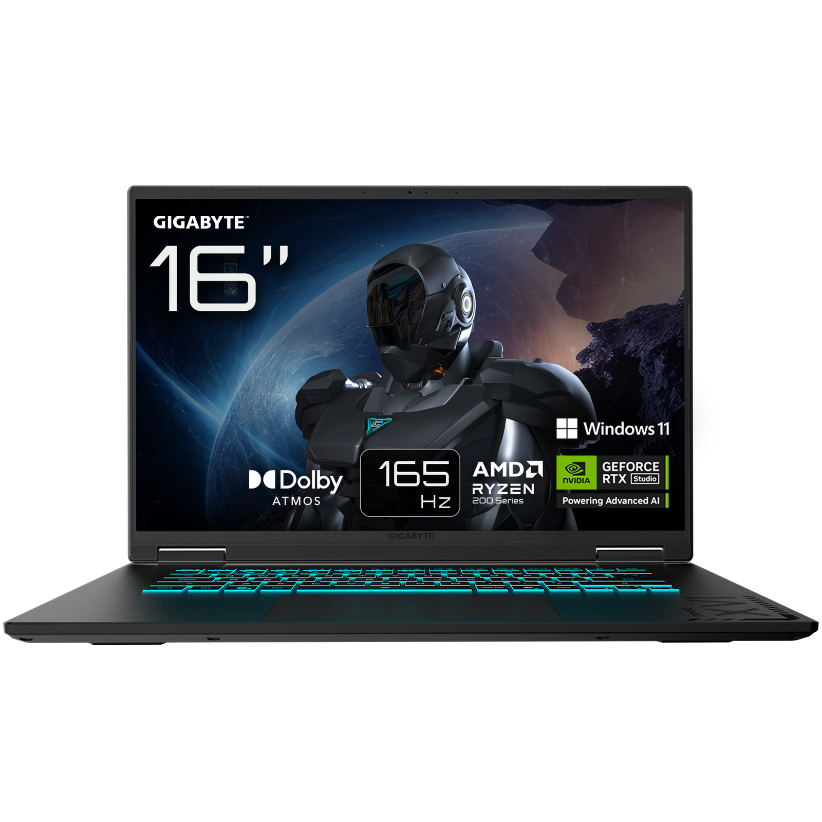 GIGABYTE Gaming A16 3VHK3DE894SH - 16 Zoll - AMD Ryzen™ 7 260 - 16 GB - 1 TB - NVIDIA GeForce RTX™ 5060 - Windows 11 Home