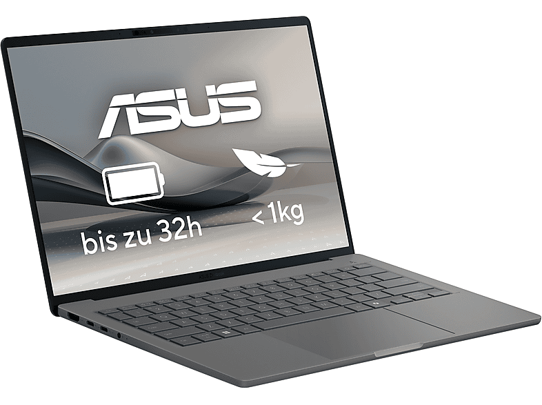 ASUS Zenbook A14 UX3407QA-QD313W, Copilot+ PC - 14 Zoll - Qualcomm - X1-26-100 - 16 GB - 1 TB - Qualcomm Adreno™ Onboard Graphics - Windows 11 Home - Image 2