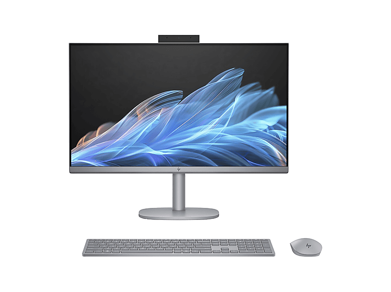 HP OmniStudio X 27-cs0770ng, All in One PC mit 27 Zoll Display, Intel® Core™ Ultra 7 Prozessor, 32 GB RAM, 1000 GB SSD, Silber