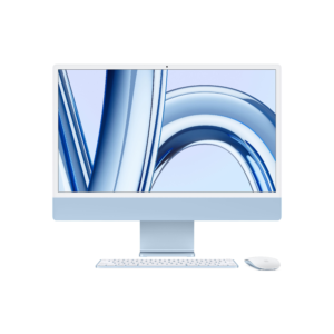 APPLE iMac (2023), All-in-One PC mit 23.5 Zoll Display, Apple M3 Chip, 8 GB RAM, 10-Core GPU, 512 GB SSD, Blau