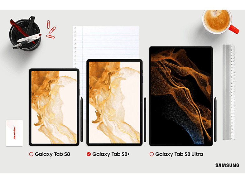 SAMSUNG Galaxy Tab S8+ Plus 5G, Tablet, 128 GB, 12,4 Zoll, 2 - Image 2