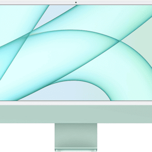 APPLE MJV83D/A IMAC 24 M1/8/256 GREEN, All-in-One PC mit 23,5 Zoll Display, Apple M-Series Prozessor, 8 GB RAM, 256 GB SSD SSD, Grün