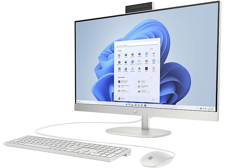 HP HP 27-cr0005ng 68.58cm 27Zoll FHD AMD Ryzen 3 7320U 8GB 512GB SSD UMA W11H Shell - 8 GB, All-in-One PC mit 27 Zoll Display, AMD Ryzen™ 3 Prozessor, 8 GB RAM, 512 GB SSD SSD, Weiß - Image 2