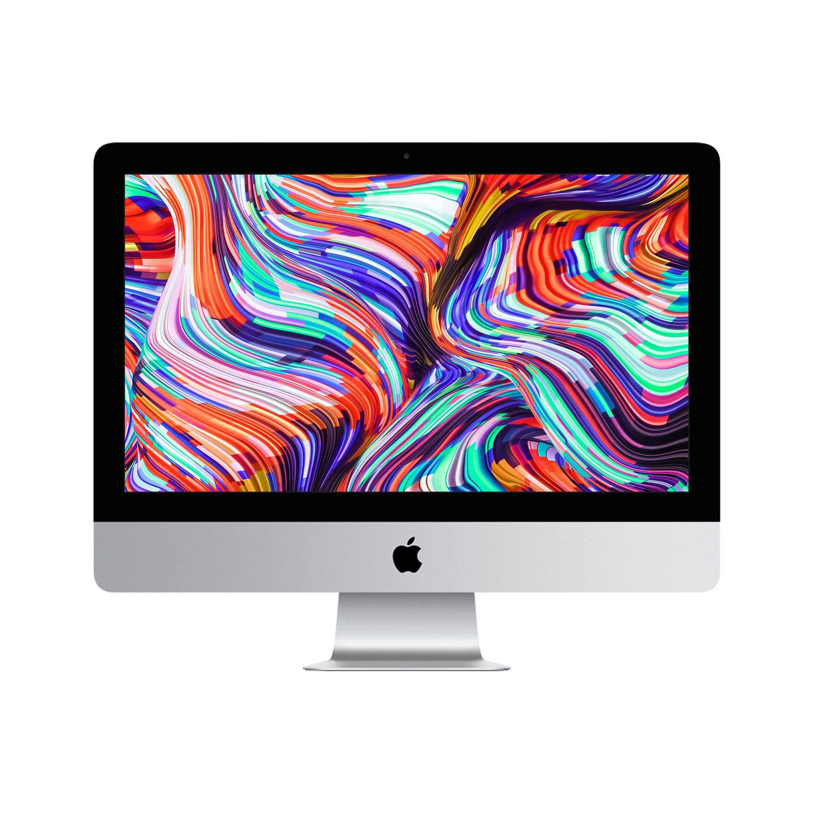APPLE MHK23D/A IMAC 21,5" I3/8GB/256GB (2020), All-in-One PC mit 21,5 Zoll Display, Intel® Core™ i3 Prozessor, 8 GB RAM, 256 GB SSD, Radeon Pro 555X, Silber