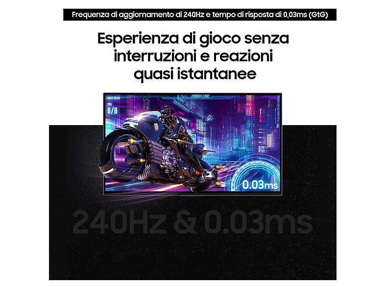 SAMSUNG LS32DG800SUXEN/32"/GAM/UHD 4K /240HZ/ERGO 32 Zoll UHD 4K Odyssey Gaming Monitor (0,03 ms Reaktionszeit , 240 Hz (max.) , 240 Hz nativ) - Image 6