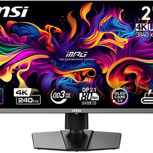 MSI MPG 272URX QD-OLED 27 Zoll  UHD 4K  Gaming Monitor  0,03 ms Reaktionszeit 240 Hz