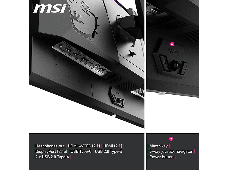 MSI MPG 272URX QD-OLED 27 Zoll UHD 4K Gaming Monitor 0,03 ms Reaktionszeit 240 Hz - Image 6