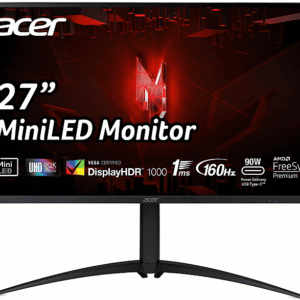 ACER NITRO XV275KP3 27 GAM/ UHD/160HZ/ERGO 27 Zoll UHD 4K Gaming Monitor (1 ms Reaktionszeit , 160Hz DP/Type-C, 144Hz HDMI , 160 Hz nativ)