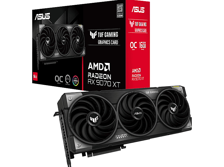 ASUS TUF-RX9070XT-O16G-GAMING (AMD, Grafikkarte)