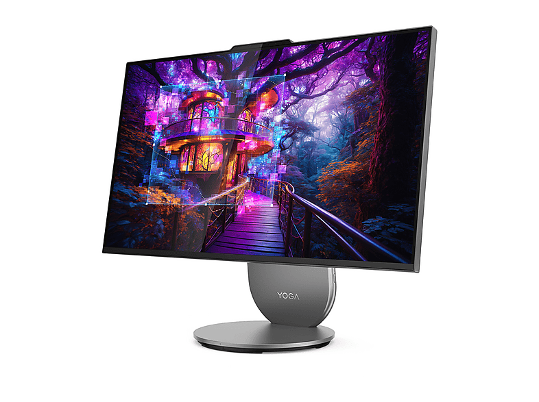 LENOVO Yoga AIO 27IAH10, All in One PC mit 27 Zoll Display, Intel® Core™ Ultra 7 Prozessor, 16 GB RAM, 1000 GB SSD, Grau - Image 2