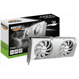 INNO3D Inno3D RTX5060 TI Twin X2 OC WHITE 16GB GDDR7 HDMI 3xDP Multimedia-Technik Grafikkarten NVIDIA (NVIDIA, Grafikkarte)