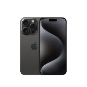 APPLE iPhone 15 Pro 5G 128 GB Titan Schwarz Dual SIM