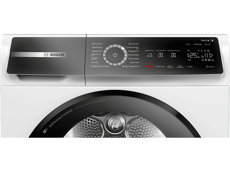 BOSCH WQB235B40 Wärmepumpentrockner Serie 8 (8,0 kg, Weiß) - Image 3