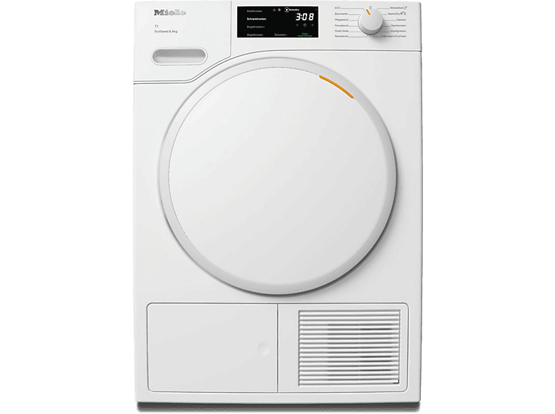 MIELE TWB640WP EcoSpeed&8kg Wärmepumpentrockner T1 White Edition (8 kg, Lotosweiß)