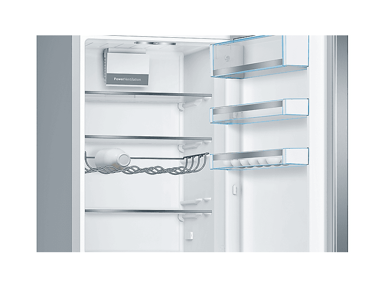 BOSCH KGE398IBP Serie 6 Kühlgefrierkombination (B, 343 l, 2010 mm hoch, Gebürsteter Stahl mit Anti Fingerprint) - Image 4