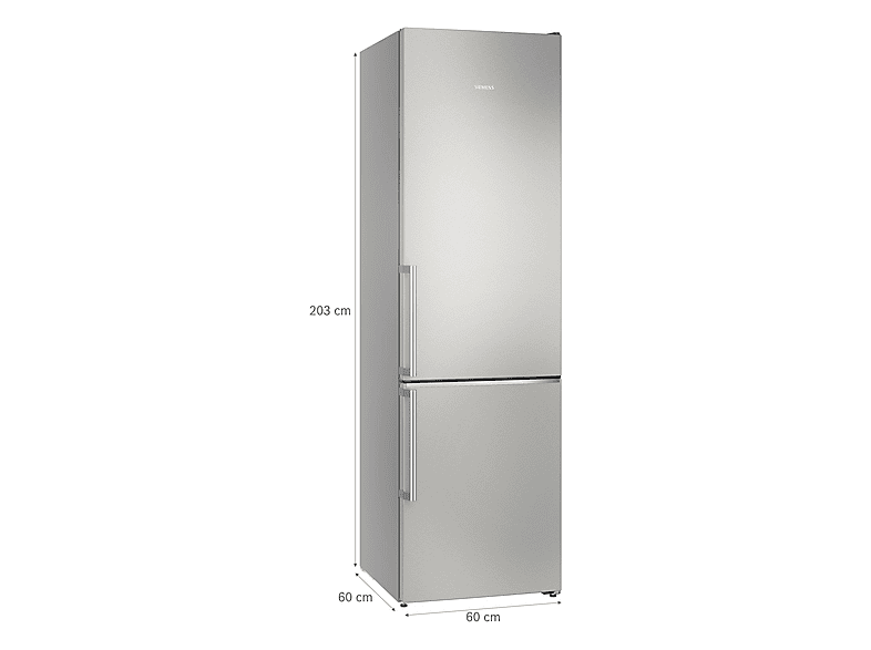 SIEMENS KG39NAIAT iQ500 Kühlgefrierkombination (A, 363 l, 2030 mm hoch, Inox antiFingerprint) - Image 3