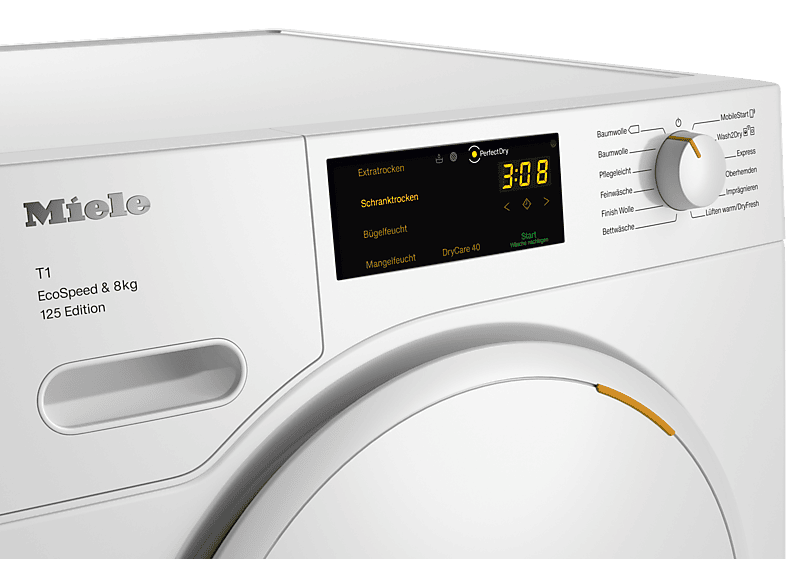 MIELE TWC660WP 125 Edition Wärmepumpentrockner T1 White Edition (8 kg, Lotosweiß) - Image 2