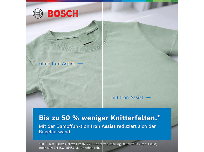 BOSCH WAN282ECO6 Serie 4 Waschmaschine (8,0 kg, 1351 U/Min., A) - Image 5