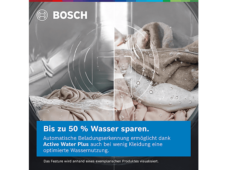 BOSCH WAN282ECO6 Serie 4 Waschmaschine (8,0 kg, 1351 U/Min., A) - Image 6