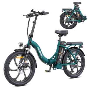 HILLMILES Mileport Kompakt-/Faltrad (Laufradgröße: 20 Zoll, Unisex-Rad, Grün)