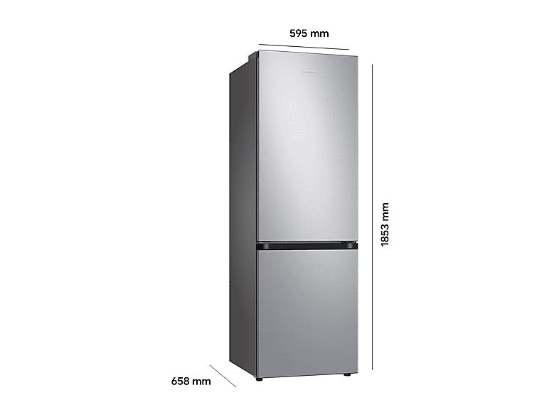 SAMSUNG RL34C600CSA/EG Kühlgefrierkombination (C, 344 l, 1853 mm hoch, Edelstahl Look) - Image 2