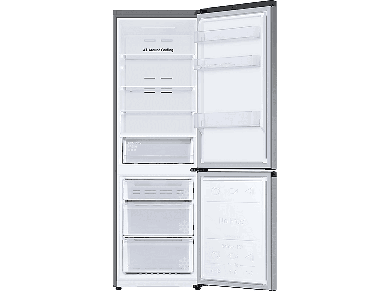 SAMSUNG RL34C600CSA/EG Kühlgefrierkombination (C, 344 l, 1853 mm hoch, Edelstahl Look) - Image 5