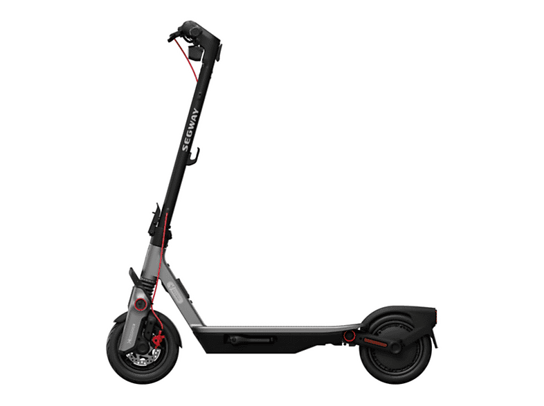 SEGWAY NINEBOT F3 D E-Scooter (10 Zoll, Schwarz/Grau)