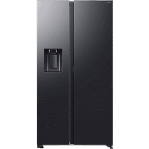 SAMSUNG RS80F66KBFEF RS80F Side-by-Side (634 l, B, 1784 mm hoch, Premium Black Steel)