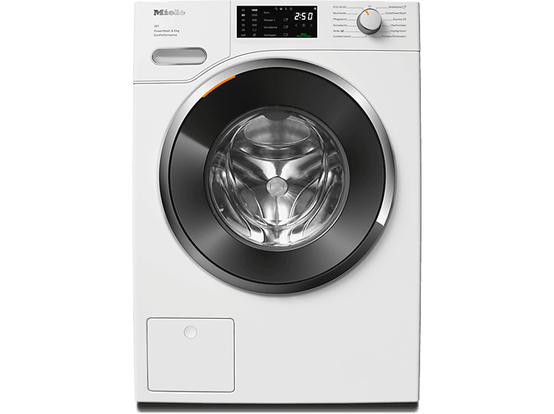 MIELE WWE460 WPS PWash&8kg W1 White Edition Waschmaschine (8 kg, 1400 U/Min., A, Flusenfilter, Fremdkörperfilter)