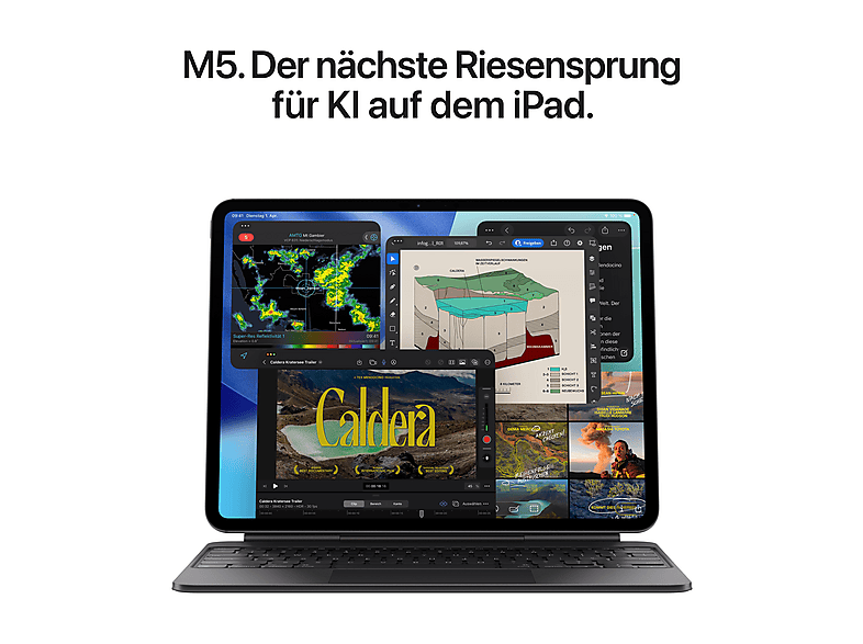 APPLE iPad Pro Wi-Fi (2025), Standard Glas, Tablet, 256 GB, 13 Zoll, Silber - Image 4