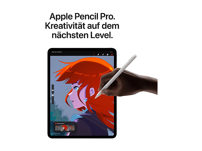 APPLE iPad Pro Wi-Fi (2025), Standard Glas, Tablet, 256 GB, 13 Zoll, Silber - Image 6