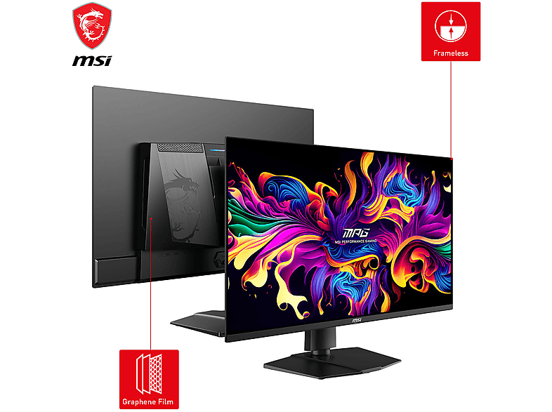 MSI MPG 321URXDE QD-OLED 31,5 Zoll OLED 4K Gaming Monitor 0,03 ms Reaktionszeit - Image 2