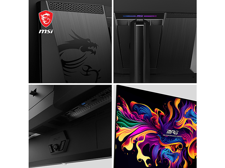 MSI MPG 321URXDE QD-OLED 31,5 Zoll OLED 4K Gaming Monitor 0,03 ms Reaktionszeit - Image 3