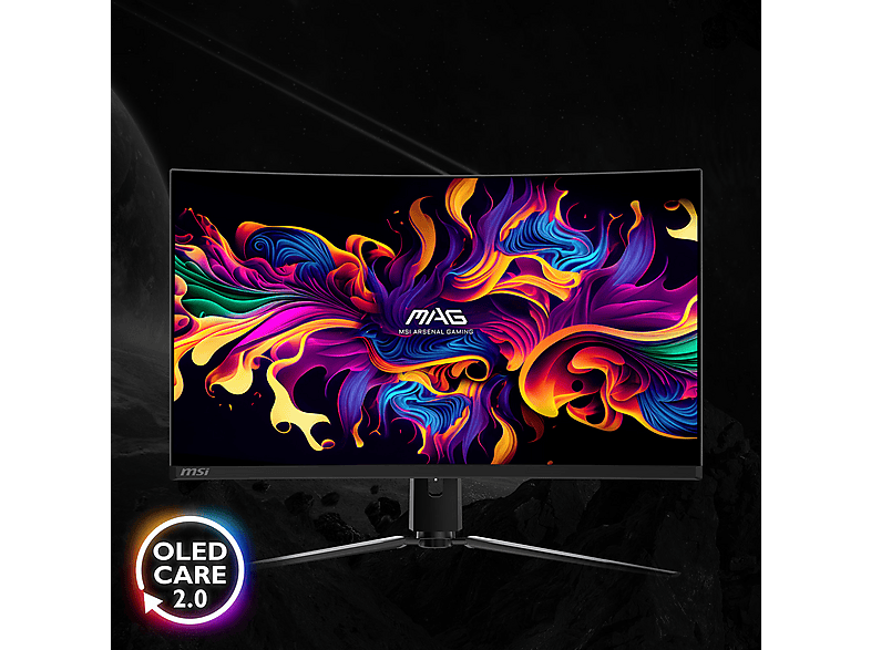 MSI MPG 321CURXDE QD-OLED 32 Zoll UHD 4K Gaming Monitor 0,03 ms Reaktionszeit 240 Hz - Image 2