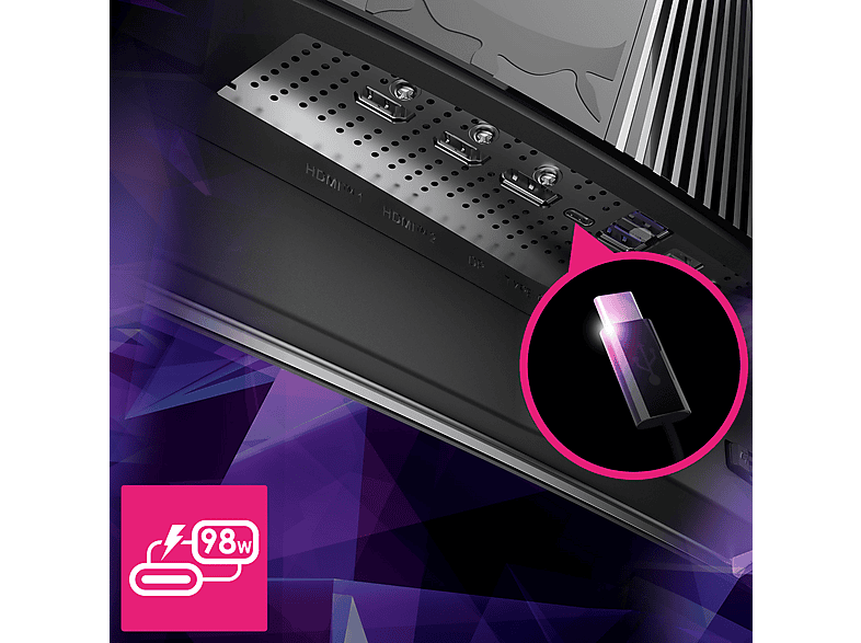 MSI MPG 321CURXDE QD-OLED 32 Zoll UHD 4K Gaming Monitor 0,03 ms Reaktionszeit 240 Hz - Image 4