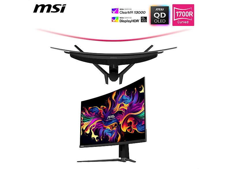 MSI MPG 321CURXDE QD-OLED 32 Zoll UHD 4K Gaming Monitor 0,03 ms Reaktionszeit 240 Hz - Image 5