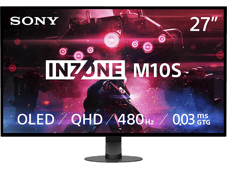 SONY INZONE M10S 27 Zoll QHD Gaming Monitor 0,03 ms Reaktionszeit 480 Hz