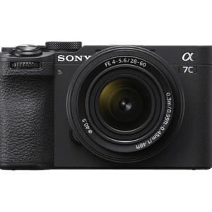SONY Alpha 7C II Kit (ILCE-7CM2L) Vollformat Kamera mit Objektiv 28 - 60 mm, 7,5 cm Display Touchscreen, WLAN