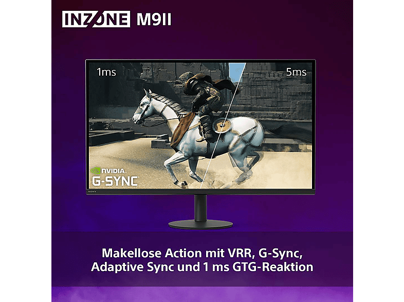 SONY SDM-27U9M2
INZONE M9II 27 Zoll UHD 4K Gaming Monitor 1 ms Reaktionszeit 160 Hz - Image 6