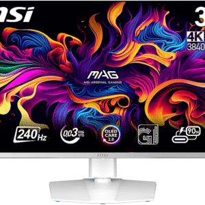 MSI MPG 321URXWDE QD-OLED 31,5 Zoll UHD 4K Gaming Monitor 0,03 ms Reaktionszeit 240 Hz