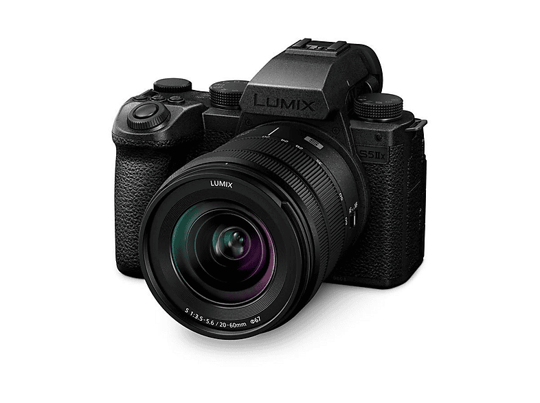 PANASONIC DC-S 5 II X KE KIT 20-60MM VOLLFORMAT Hybrid-Systemkamera mit Objektiv 20-60mm, 7,6 cm Display Touchscreen, WLAN