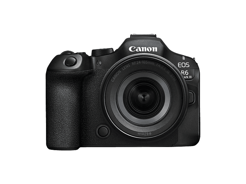 CANON EOS R6 Mark III Kit Spiegellose Systemkamera mit Objektiv 24-105 mm, 7,5 cm Display Touchscreen, WLAN