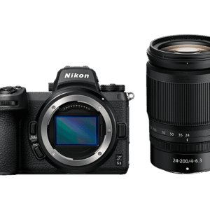 NIKON Z 6II Kit Systemkamera mit Objektiv 24-200 mm, 8 cm Display Touchscreen, WLAN