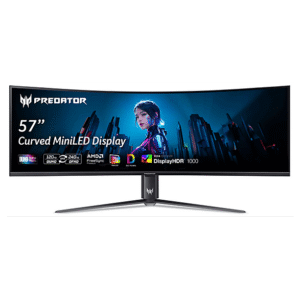 ACER Z57/57"/GAM/DUAL UHD /120HZ/ERGO 57 Zoll Dual UHD Gaming Monitor (1 ms Reaktionszeit , 120 Hz , 60 Hz nativ)
