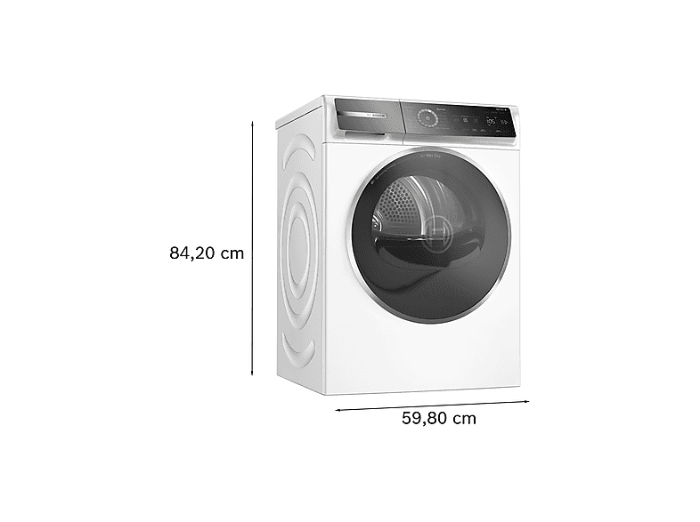BOSCH WRB247C40 Wärmepumpentrockner Serie 8 (9,0 kg, Weiß) - Image 2