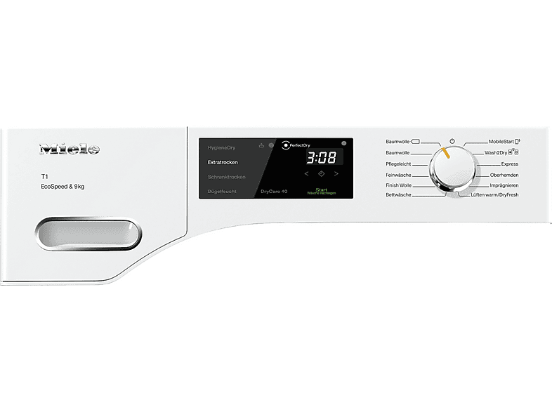 MIELE TWH780WP EcoSpeed&9kg Wärmepumpentrockner T1 White Edition (9 kg, Lotosweiß) - Image 4